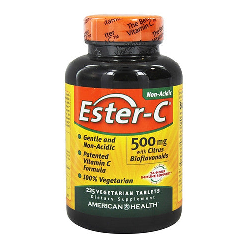 American Health Ester C With Citrus Bioflavonoids Vegetarian Tablets 500 Mg - 225 Ea